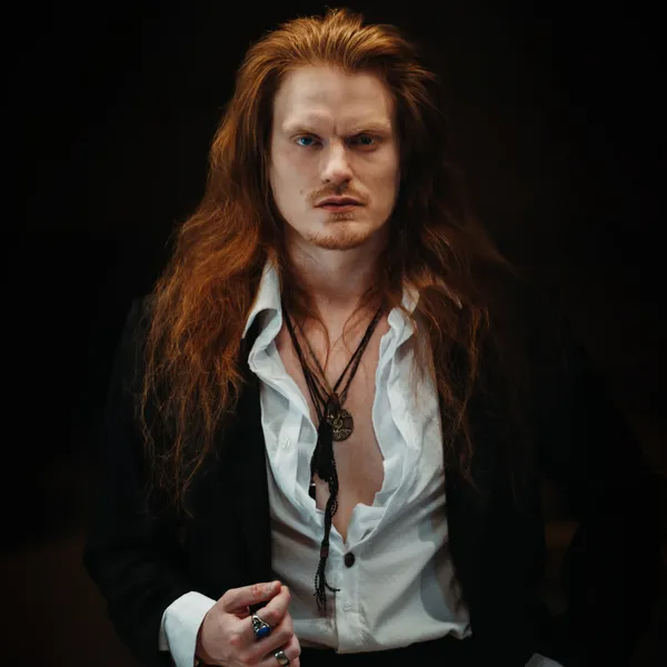 Exit Empire singer Rafael Eimut, portrait for the band's cover of the song Baraba