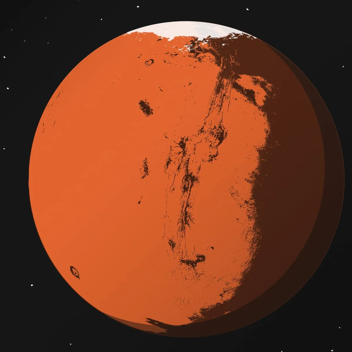 Mars, from the cover of the single